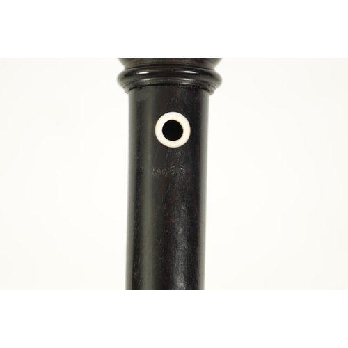 24 - A ROSEWOOD DOLMETSCH DECANT RECORDER(33.8cm overall)