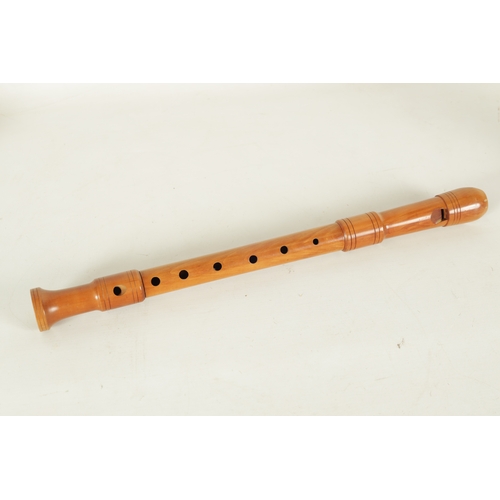 47 - AN ALEXANDER HEINRICH RECORDER made in maple and in the original box(48.4cm overall)