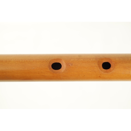 99 - TWO 3-HOLE TABOR PIPES of simple plain form.