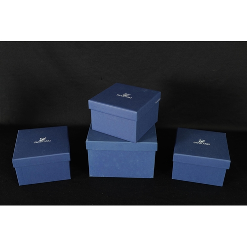 11 - A 20TH CENTURY MICKEY MOUSE COLLECTION OF SWAROVSKI CRYSTAL comprising Mickey Mouse, Minie Mouse, Go... 