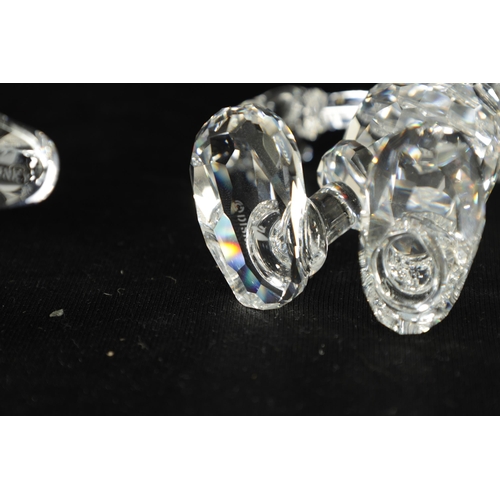 11 - A 20TH CENTURY MICKEY MOUSE COLLECTION OF SWAROVSKI CRYSTAL comprising Mickey Mouse, Minie Mouse, Go... 