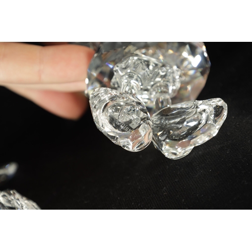 11 - A 20TH CENTURY MICKEY MOUSE COLLECTION OF SWAROVSKI CRYSTAL comprising Mickey Mouse, Minie Mouse, Go... 