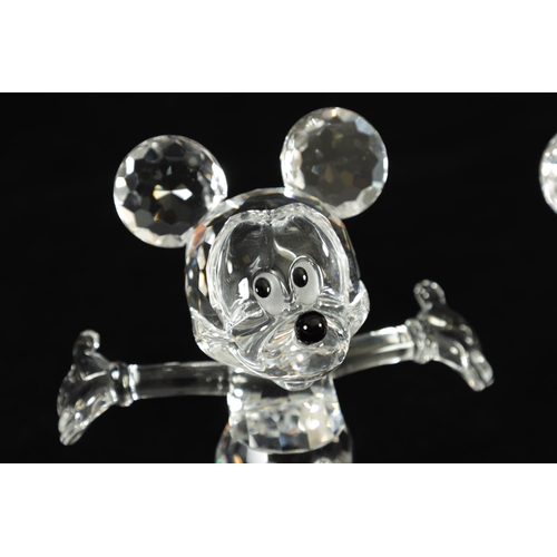 11 - A 20TH CENTURY MICKEY MOUSE COLLECTION OF SWAROVSKI CRYSTAL comprising Mickey Mouse, Minie Mouse, Go... 