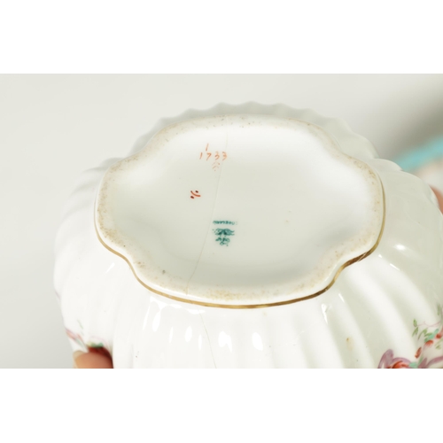 52 - AN UNUSUAL LATE 19TH CENTURY COPELAND SPODE CABARET SET comprising six fluted edge small teacups and... 