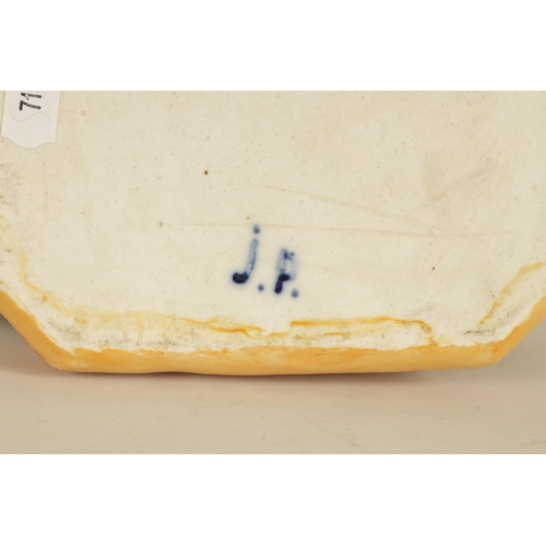 57 - A PAIR OF 19TH CENTURY FRENCH FIGURAL PORCELAIN PERFUME BOTTLES BY JACOB PETIT colourfully painted a... 