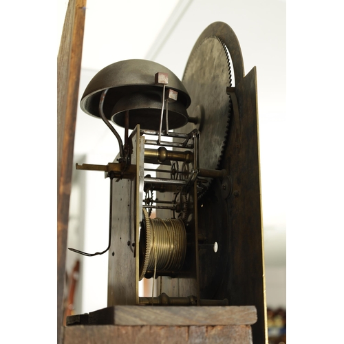 1180 - PIETER GIB, ROTTERDAM. A FINE 18TH CENTURY DUTCH BURR WALNUT AND MARQUETRY INLAID 8 DAY LONG CASE CL... 