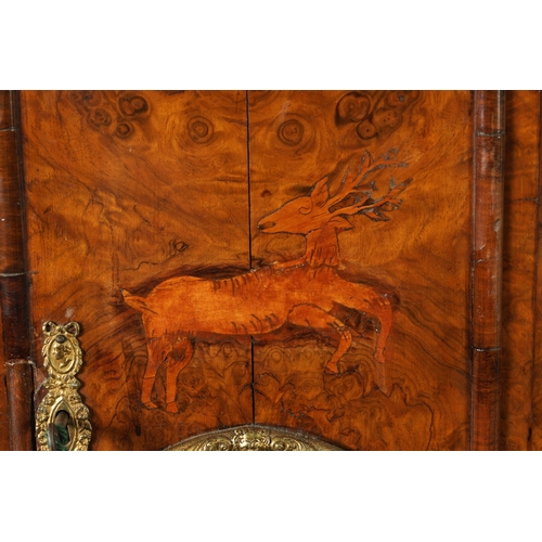 1180 - PIETER GIB, ROTTERDAM. A FINE 18TH CENTURY DUTCH BURR WALNUT AND MARQUETRY INLAID 8 DAY LONG CASE CL... 