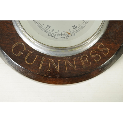 TWO EARLY 20TH CENTURY GUINNESS ADVERTISING ANEROID BAROMETERS ...