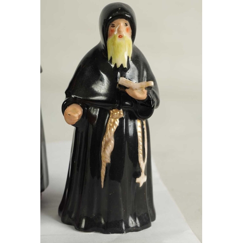 33 - A COLLECTION OF DERBY, COPELAND-SPODE AND MEISSEN CANDLE EXTINGUISHERS circa 1860, 1880 and 1890 com... 