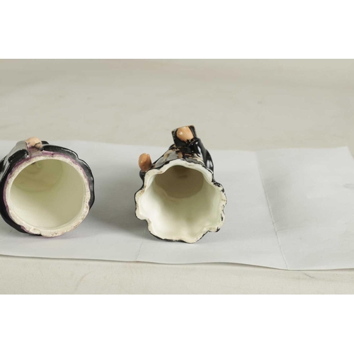 33 - A COLLECTION OF DERBY, COPELAND-SPODE AND MEISSEN CANDLE EXTINGUISHERS circa 1860, 1880 and 1890 com... 