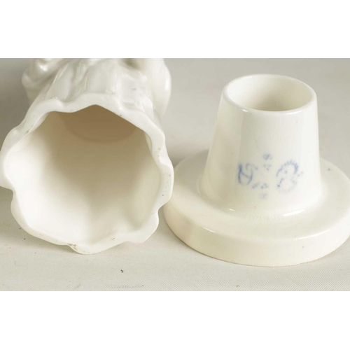 39 - A COLLECTION OF DERBY PORCELAIN CANDLE EXTINGUISHERS circa 1880 / 1890, comprising of The Monk with ... 