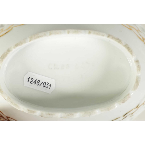 57 - A LATE 19TH CENTURY AUGUSTUS REX CABINET CUP AND SAUCER AND A SIMILAR CUP with floral panelled and f... 