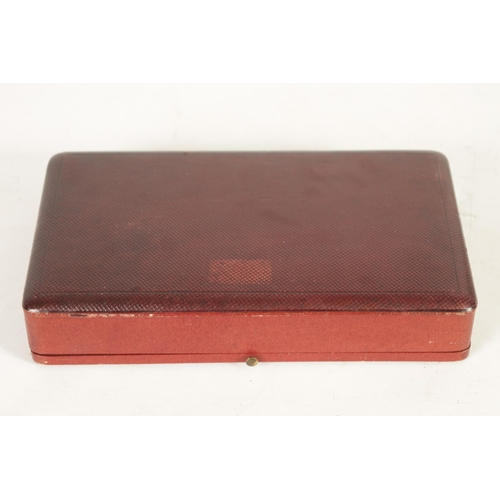 279 - A FINE 19TH CENTURY FRENCH TORTOISESHELL AND SILVER MOUNTED LADIES CASED COMPENDIUM SET the red velv... 