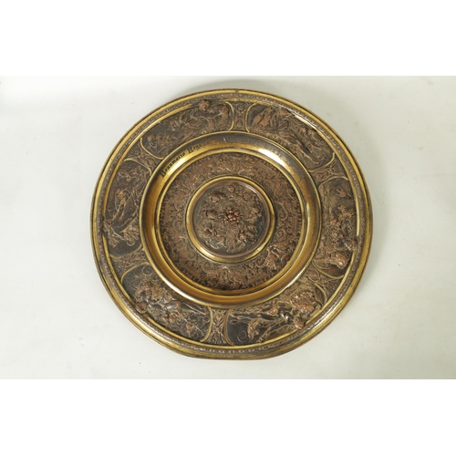 314 - A LATE 19TH CENTURY ELKINGTON PLATE CHARGER PRESENTED TO THE BEAUMARIS REGATTA after a design by Mor... 