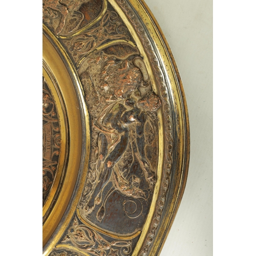 314 - A LATE 19TH CENTURY ELKINGTON PLATE CHARGER PRESENTED TO THE BEAUMARIS REGATTA after a design by Mor... 