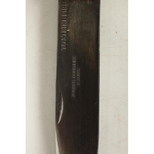 377 - A 20TH CENTURY OVERSIZED FOLDING KNIFE bearing stamp of 'JOSEPH RODGERS & SONS' to the blade, with e... 