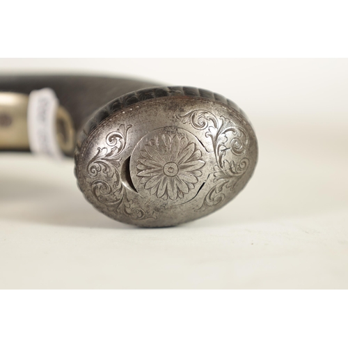 394 - A MID 19TH CENTURY PEPPERBOX SIX SHOT REVOLVER BY BRAITHWAITE OF LEEDS with fluted barrels each engr... 