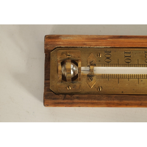 421 - DRING & FAGE 56 STAMFORD ST LONDON, A 19TH CENTURY BRASS DIPPING THERMOMETER with calibrated dial an... 