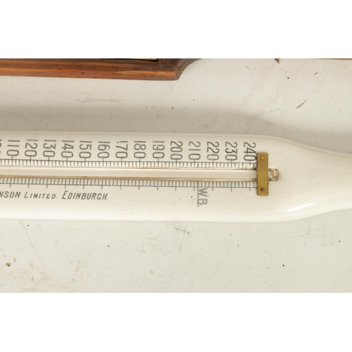 421 - DRING & FAGE 56 STAMFORD ST LONDON, A 19TH CENTURY BRASS DIPPING THERMOMETER with calibrated dial an... 