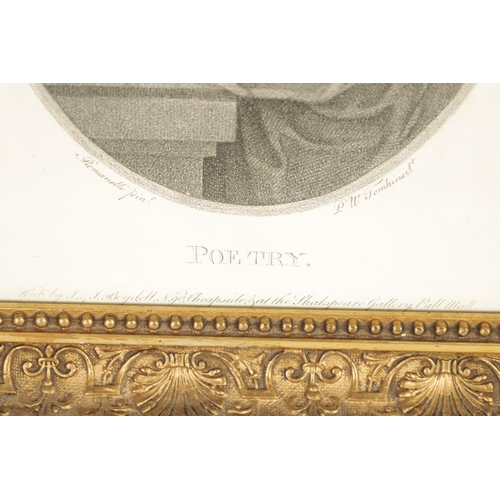 640 - A COLLECTION OF SIX 19TH CENTURY FRAMED PRINTS including portraits and classical scenes (6)