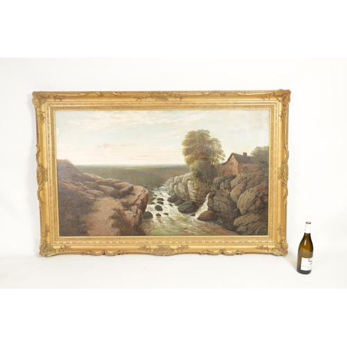 652 - EDMUND H. NIEMANN 1841–1910 - 19TH CENTURY OIL ON CANVAS Yorkshire landscape scene titled on reverse... 