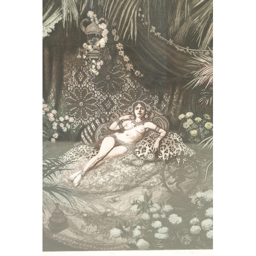 653 - FRANK MARTIN (1921-2005) LIMITED EDITION SIGNED ETCHING titled 'Mata Hari' signed and numbered 4/50 ... 