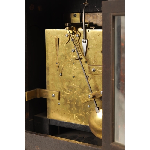 711 - JOSIAH EMERY, LONDON. A FINE GEORGE III ORMOLU MOUNTED TORTOISESHELL BRACKET CLOCK the gilt-brass mo... 