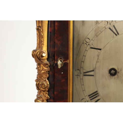 711 - JOSIAH EMERY, LONDON. A FINE GEORGE III ORMOLU MOUNTED TORTOISESHELL BRACKET CLOCK the gilt-brass mo... 