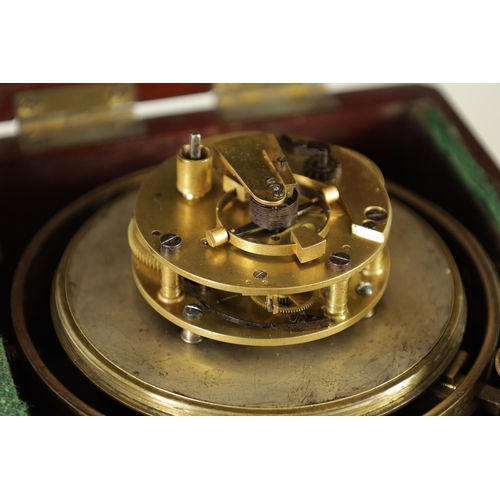 713 - RICHARD HORNBY, LIVERPOOL, NO. 514. A SMALL REGENCY TWO-DAY MARINE CHRONOMETER The mahogany brass bo... 