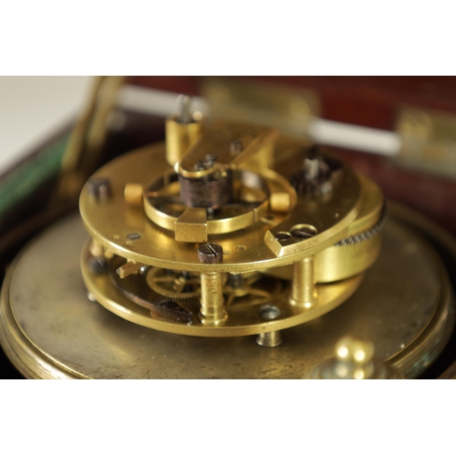 713 - RICHARD HORNBY, LIVERPOOL, NO. 514. A SMALL REGENCY TWO-DAY MARINE CHRONOMETER The mahogany brass bo... 