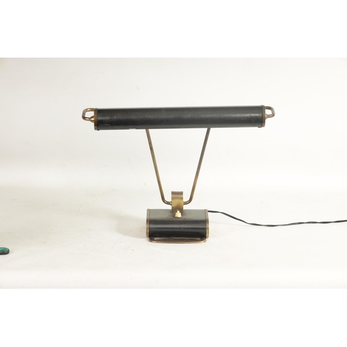 514 - A VINTAGE FRENCH NO. 71 DESK LAMP DESIGNED BY EILEEN GRAY FOR JUMO made in chrome, plated brass tube... 