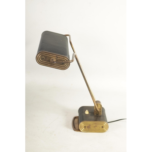 514 - A VINTAGE FRENCH NO. 71 DESK LAMP DESIGNED BY EILEEN GRAY FOR JUMO made in chrome, plated brass tube... 