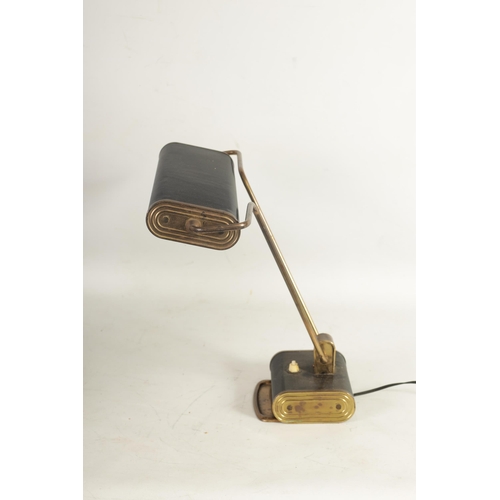 514 - A VINTAGE FRENCH NO. 71 DESK LAMP DESIGNED BY EILEEN GRAY FOR JUMO made in chrome, plated brass tube... 