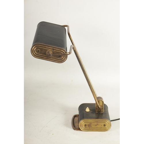 514 - A VINTAGE FRENCH NO. 71 DESK LAMP DESIGNED BY EILEEN GRAY FOR JUMO made in chrome, plated brass tube... 