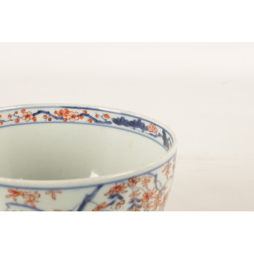 122 - A 19TH CENTURY JAPANESE IMARI BOWL decorated with blossoming foliage and flower sprays. (16.5cm dima... 