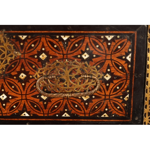 183 - AN IMPORTANT LATE 17TH CENTURY INDO-PORTUGUESE IVORY INLAID PADOUCK AND EBONY COLLECTORS CABINET ON ... 