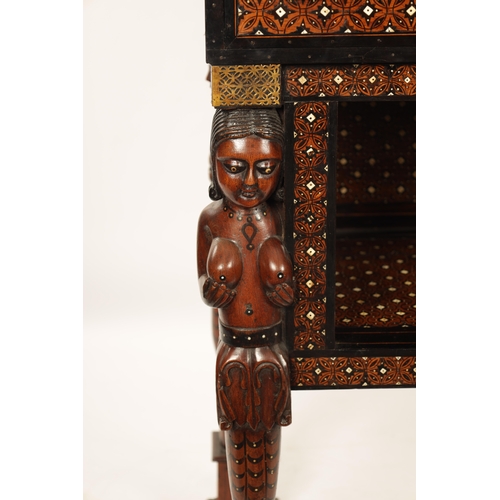 183 - AN IMPORTANT LATE 17TH CENTURY INDO-PORTUGUESE IVORY INLAID PADOUCK AND EBONY COLLECTORS CABINET ON ... 