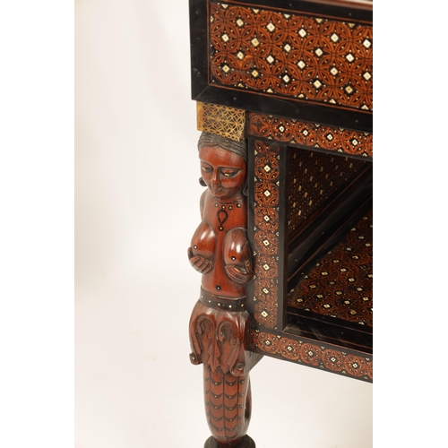 183 - AN IMPORTANT LATE 17TH CENTURY INDO-PORTUGUESE IVORY INLAID PADOUCK AND EBONY COLLECTORS CABINET ON ... 