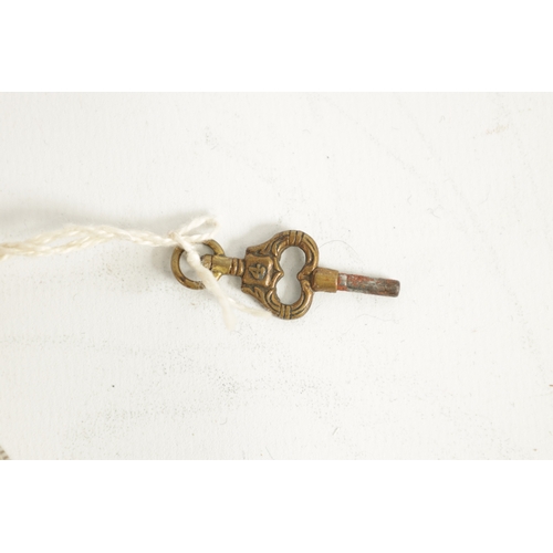 397 - P. GRIGNION, LONDON. A SILVER VERGE POCKET WATCH with full hunter case enclosing an enamel dial fron... 