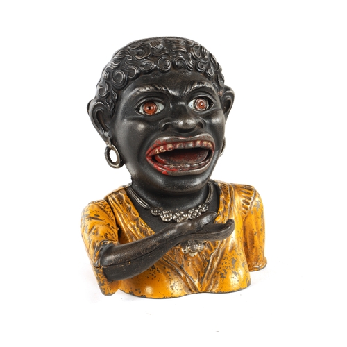 583 - AN EARLY 20TH CENTURY CAST IRON 'DINAH' MONEY BOX by John Harper & Co England, Registration No 58128... 