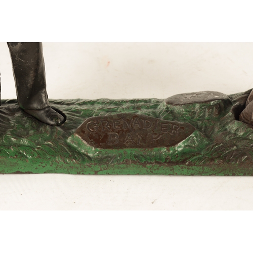 581 - A LATE 19TH CENTURY PAINTED CAST IRON MECHANICAL 
