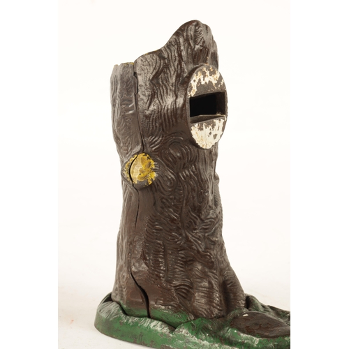 581 - A LATE 19TH CENTURY PAINTED CAST IRON MECHANICAL 