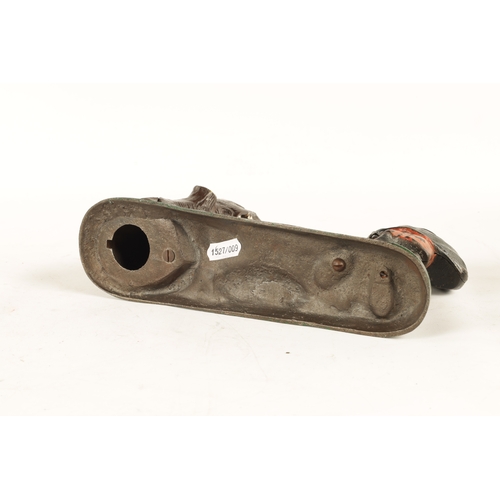 581 - A LATE 19TH CENTURY PAINTED CAST IRON MECHANICAL 