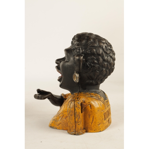 583 - AN EARLY 20TH CENTURY CAST IRON 'DINAH' MONEY BOX by John Harper & Co England, Registration No 58128... 