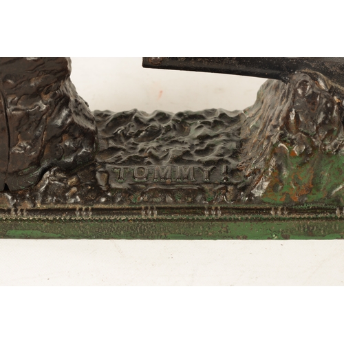 586 - A RARE EARLY 20TH CENTURY PAINTED CAST IRON MECHANICAL 'TOMMY!' MONEY BOX by John Harper & Co Willen... 