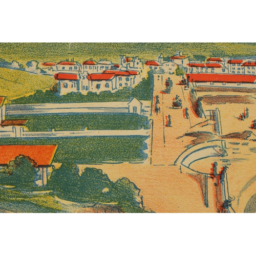 867 - A MASSIVE ORIGINAL VINTAGE FRENCH CASINO ADVERTISING POSTER Nouveau Casino de St Jean de Luz (150cm ... 