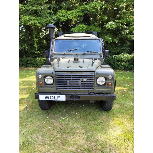 107 - A VERY RARE 1999 LAND ROVER DEFENDER 90 WINTERISED, WATERPROOF WOLF FFR HARDTOP made for use as a la... 