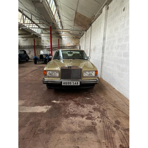 110 - A 1993 ROLLS-ROYCE SILVER SPIRIT II. 6750cc V8. Registration no. K699 SAB. Finished in gold, this Si... 