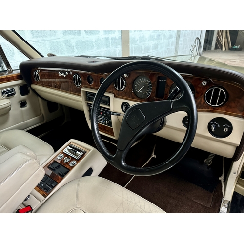 110 - A 1993 ROLLS-ROYCE SILVER SPIRIT II. 6750cc V8. Registration no. K699 SAB. Finished in gold, this Si... 