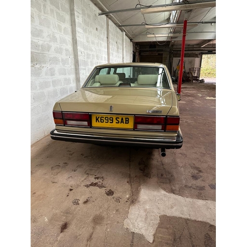 110 - A 1993 ROLLS-ROYCE SILVER SPIRIT II. 6750cc V8. Registration no. K699 SAB. Finished in gold, this Si... 